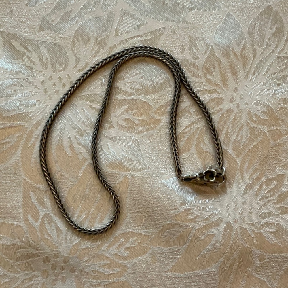 Trollbeads sterling necklace and clasp.